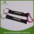 Carabiner personalizado barato corto acollador llavero al por mayor